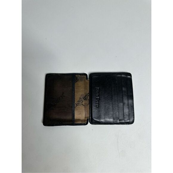 Rich Born Black Leather 12 Slides Cardholder ID Holder - Picture 10 of 10